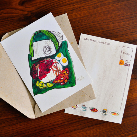 Nasi Lemak 2018 Postcard