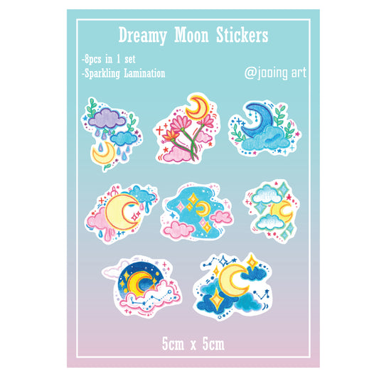 Dreamy Moon Sticker