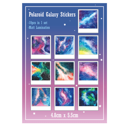 Polaroid Galaxy Sticker
