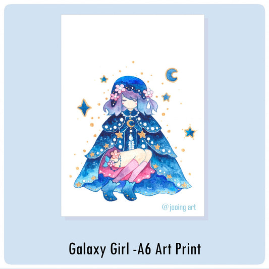 Art Print - Galaxy Girl