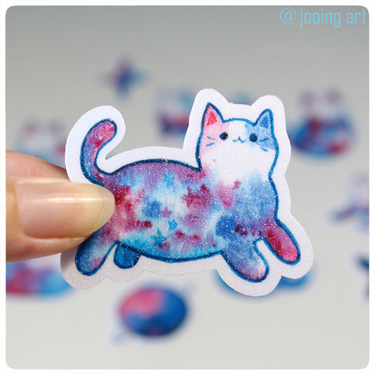 Galaxy Cat Stickers