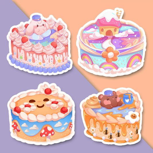 Cake Sticker set