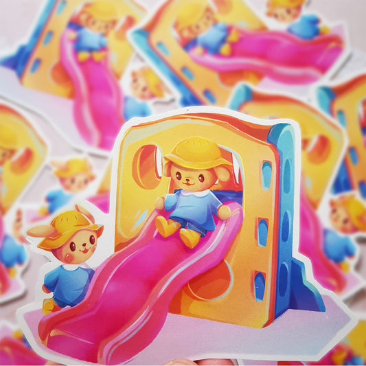 Childhood Slide Sticker