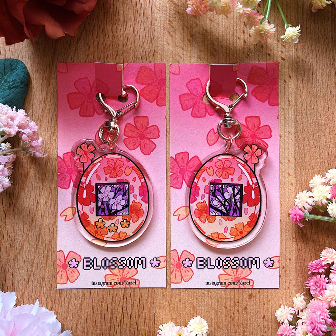 Blossom - Watercolor Keychain