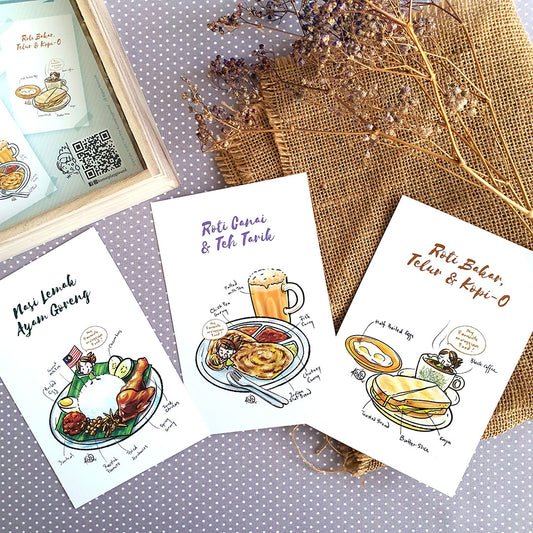 Kano Postcard Food Set