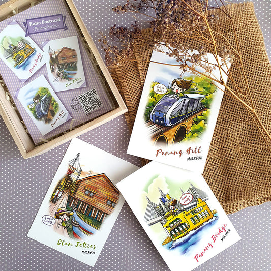 Kano Postcard Penang Set