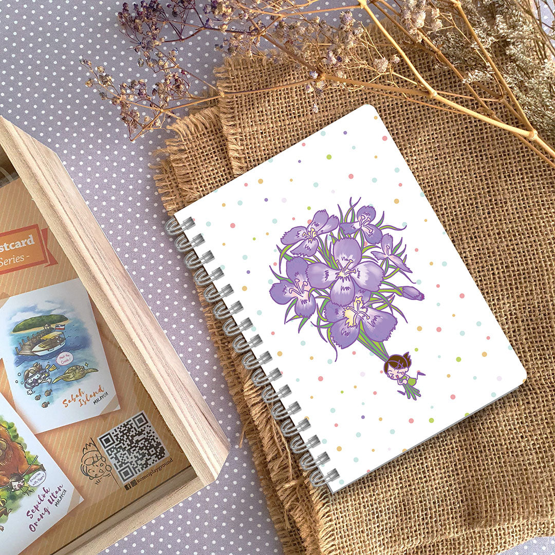 Oh My Dianthus A6 sketch book
