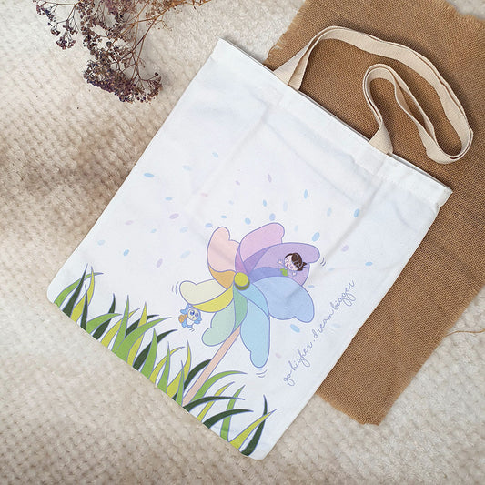 Pinwheel Ride Totebag