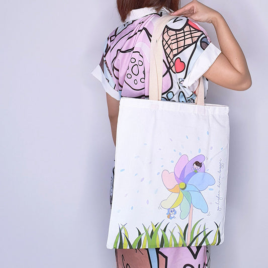 Pinwheel Ride Totebag