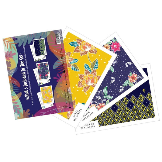 Batik Postcard Set | Type 1