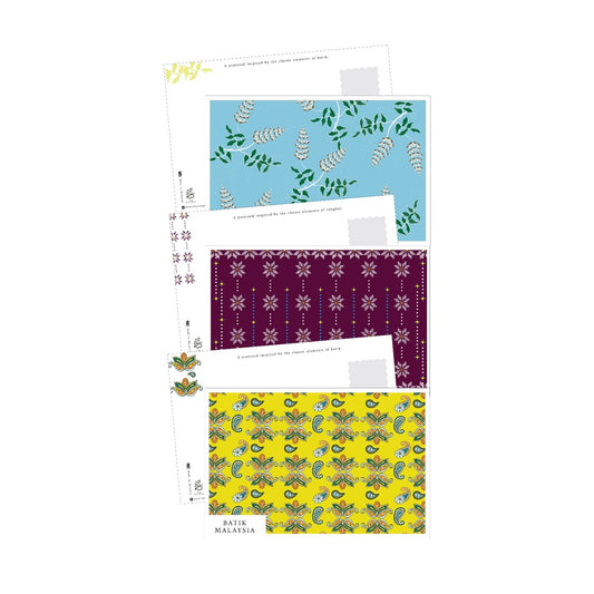 Batik Postcard Set | Type 3