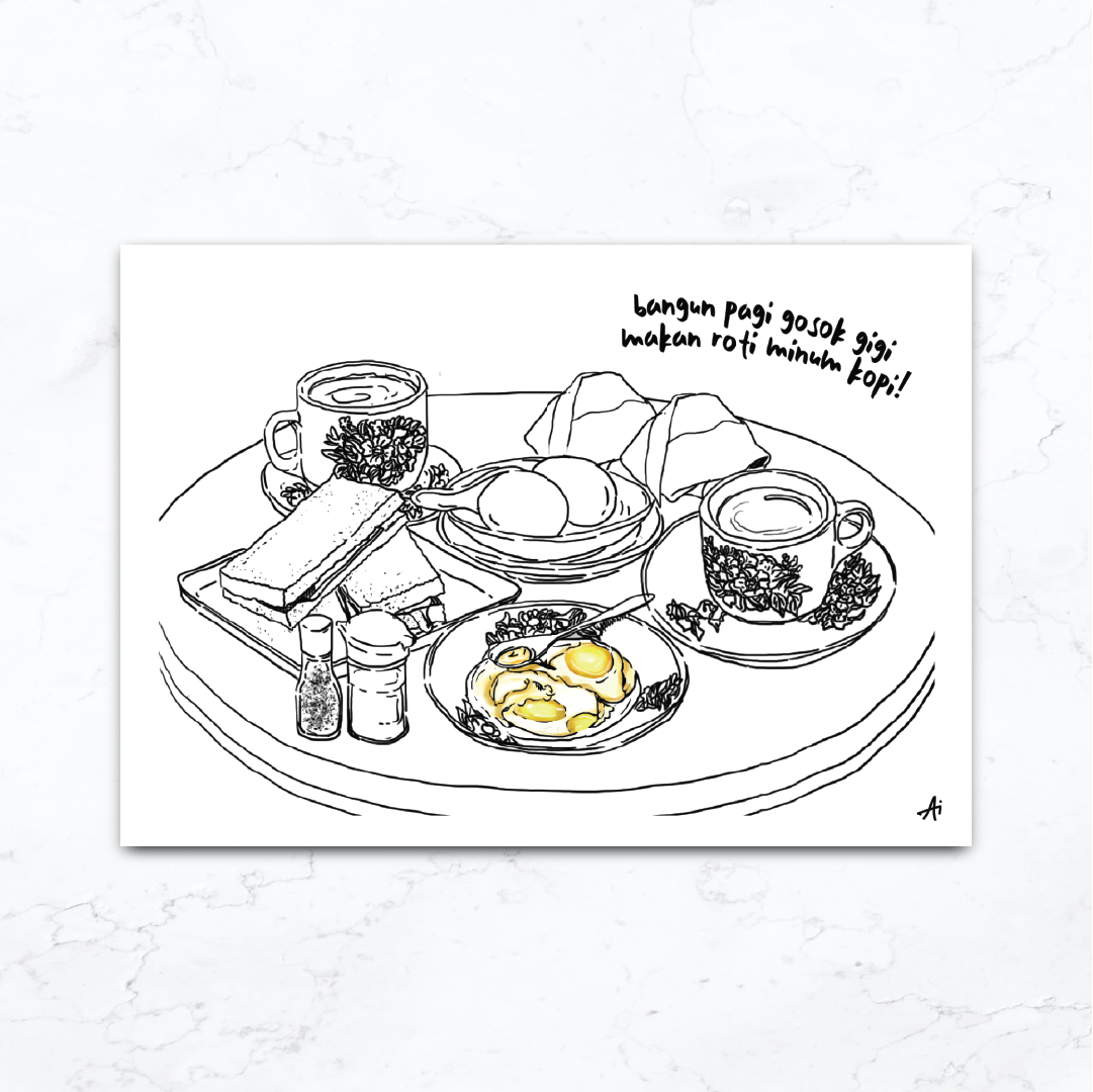 The Kopitiam Series 2 | A4 Art Print – chub.my