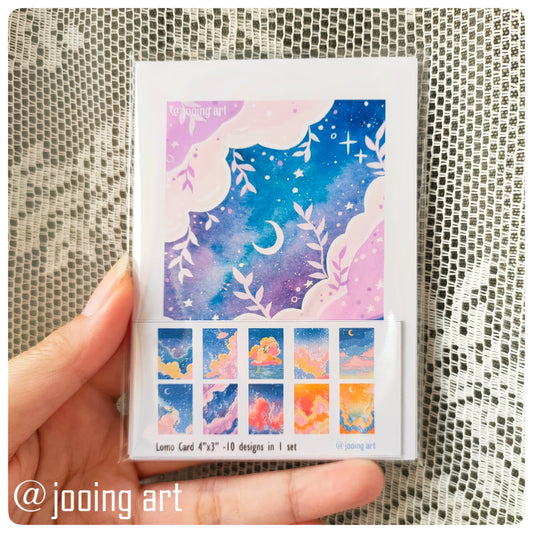 Lomo Card - Cloud with Plant