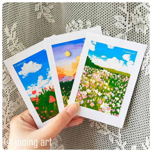 Lomo Card - Flower Scenery