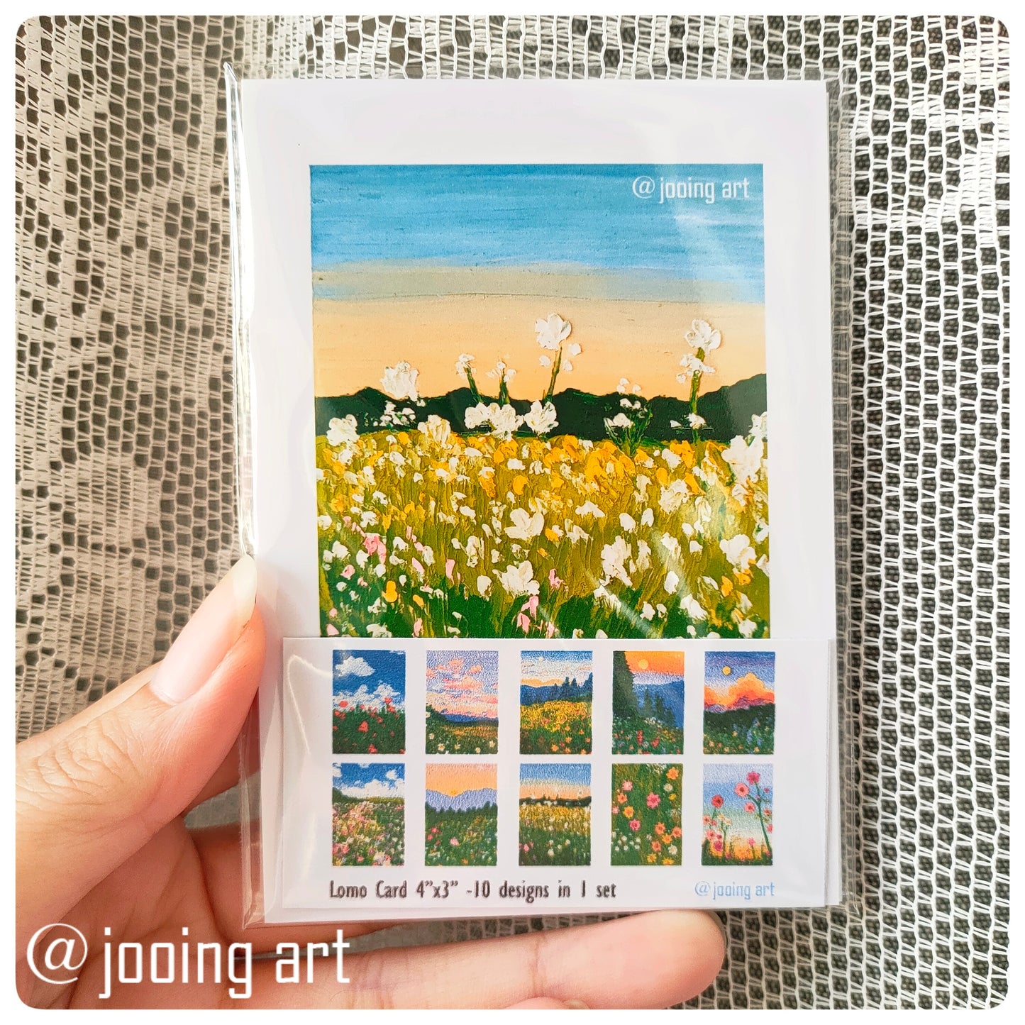 Lomo Card - Flower Scenery