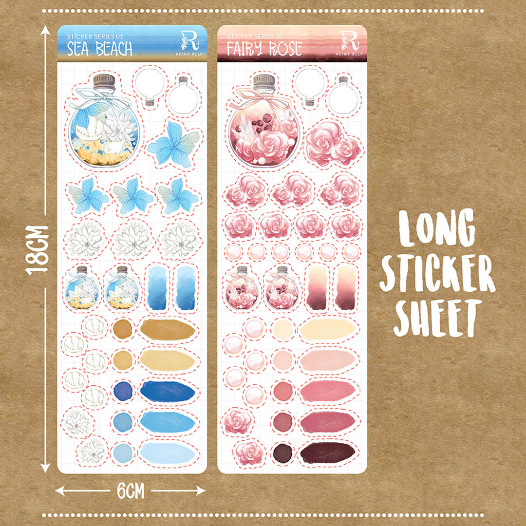 Long Sticker Sheet Sea Beach – chub.my