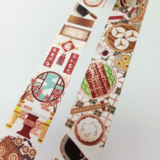Chef W rose gold foil washi tape