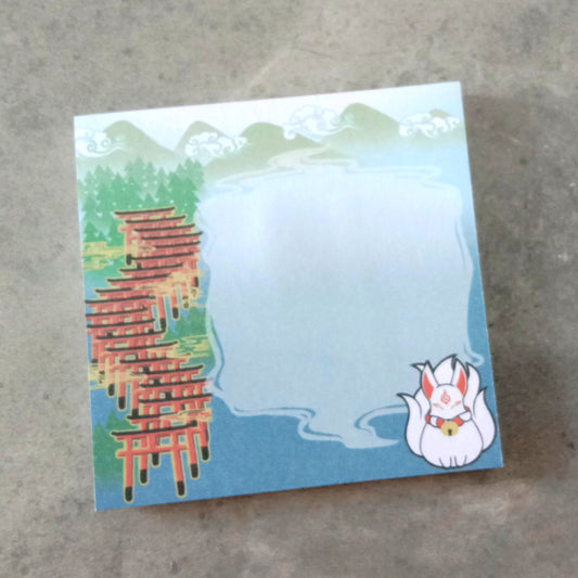 Inari Fox Sticky Notepad