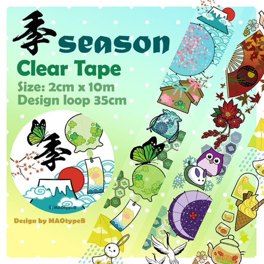 Season Transparent Tape