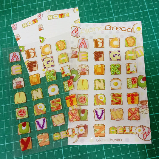 AlphaBread Transparent Sticker