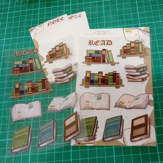 READ Transparent Sticker