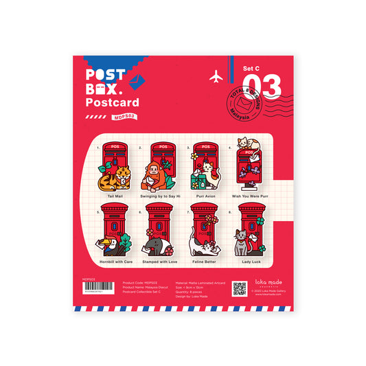 Malaysia Shaped Postcard