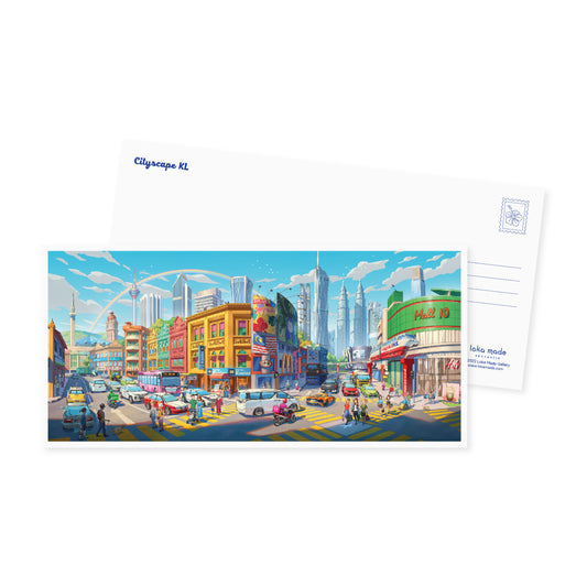 loka made Panaroma postcard | KL