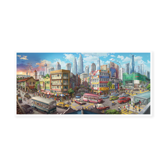 loka made Panaroma postcard | Malaysia Cityscapes