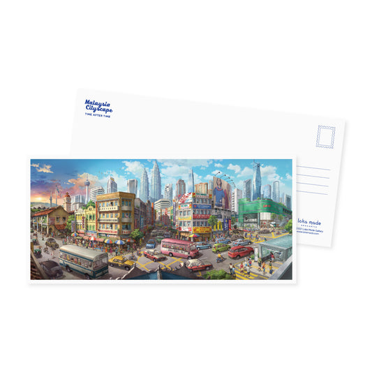 loka made Panaroma postcard | Malaysia Cityscapes