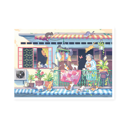 loka made postcard | Furry Friends