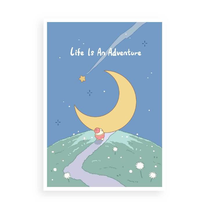 Sanggo Postcard: Life is an Adventure