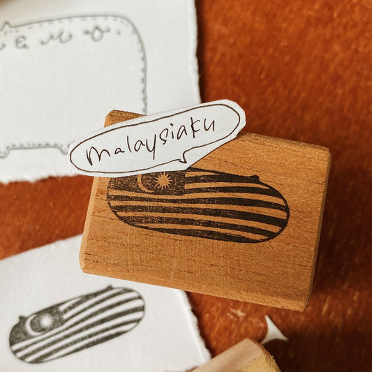 Catdoo rubber stamp - Malaysia Flag (CD230303)