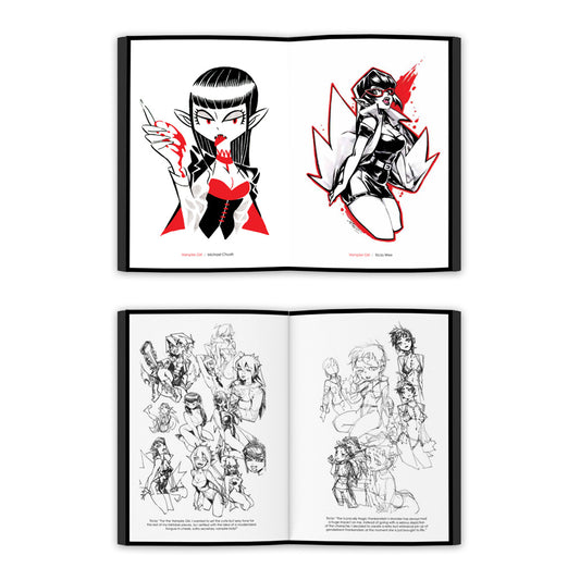 Oddtober Illustration: Monster Girl Art Book