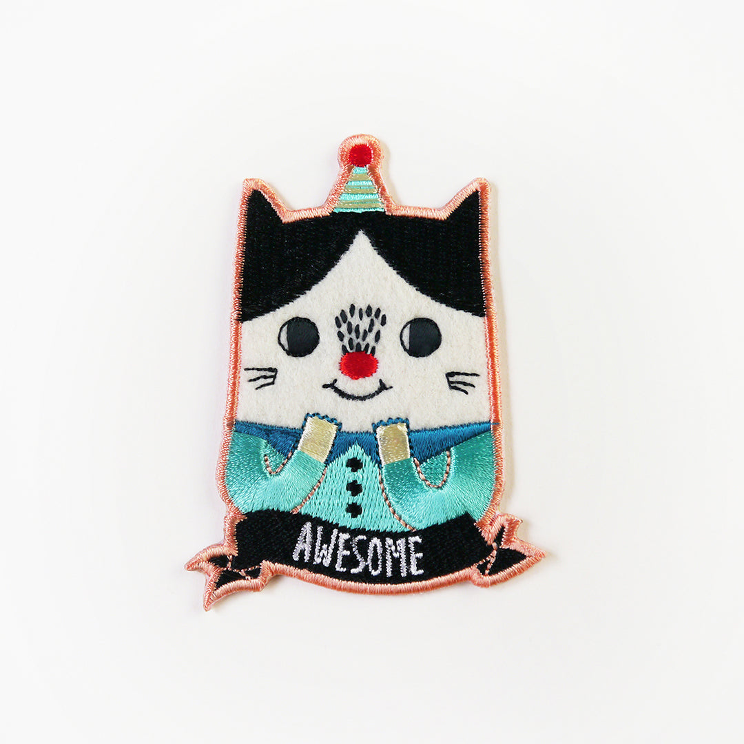 Minifanfan | Awesome Cat Iron On Patch