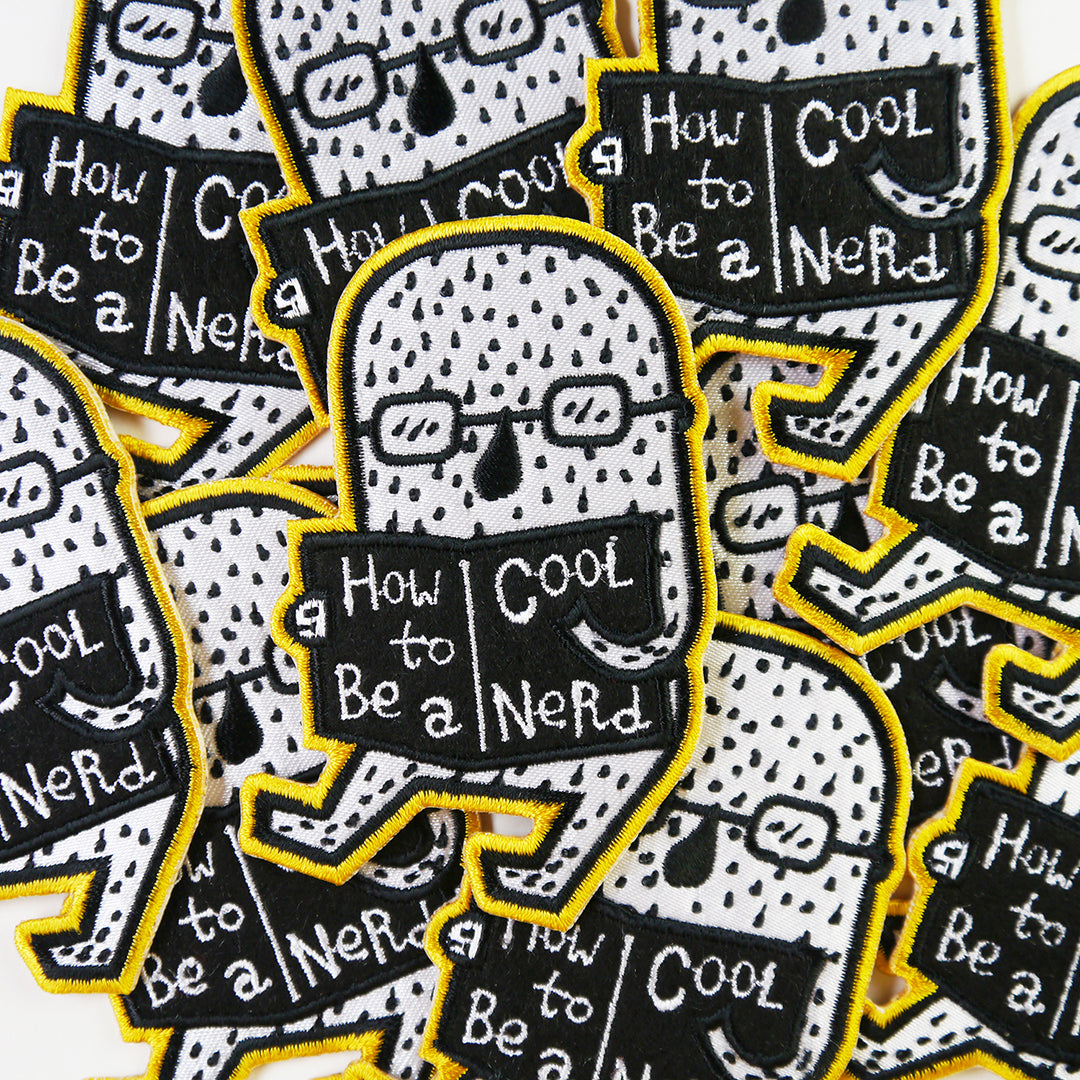 Minifanfan | How To Be A Cool Nerd Iron On Patch