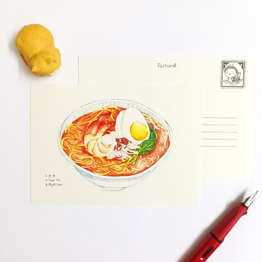 Mi Postcard - Prawn Mee