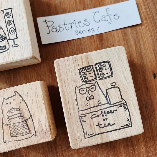 Catdoo rubber stamp - My cafe (CD3691309)