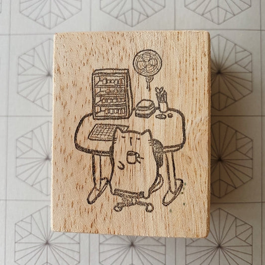 Catdoo rubber stamp - New Workdesk (CD3691906)