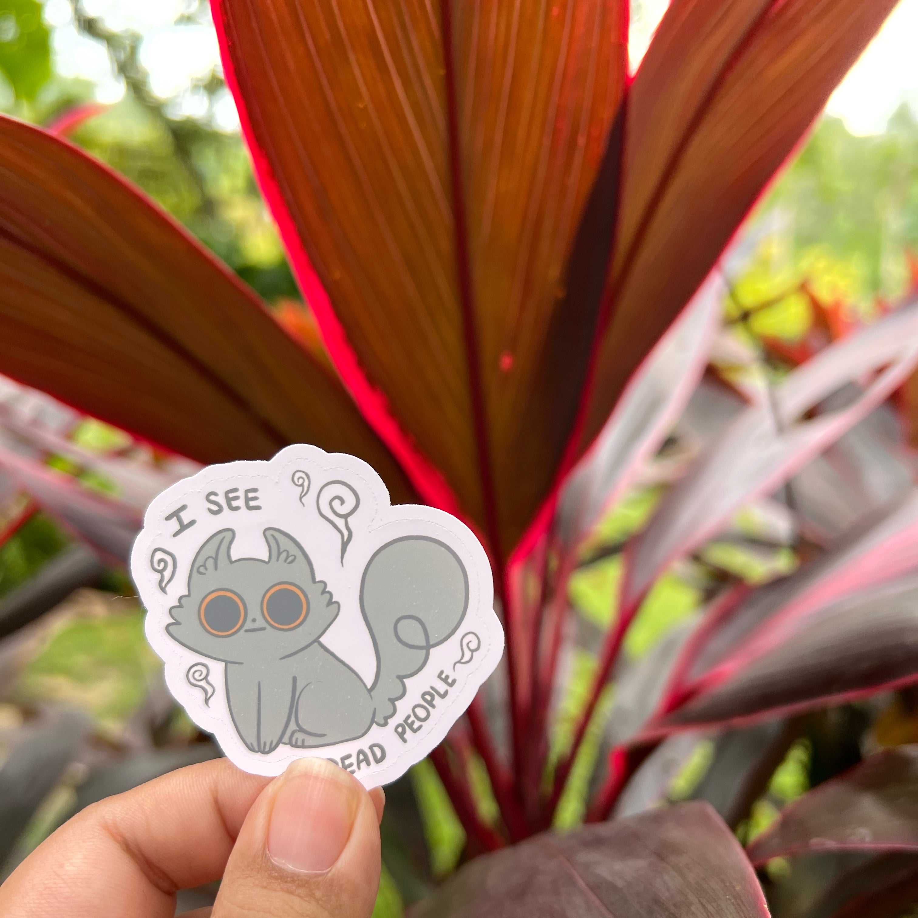 Ghost Cat Sticker – chub.my