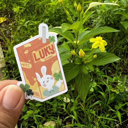 Lucky Rabbit Drink Sticker