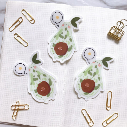 Avocadama Vinyl Sticker