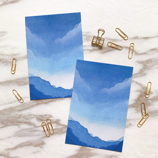 Watercolour Landscape Postcard Set