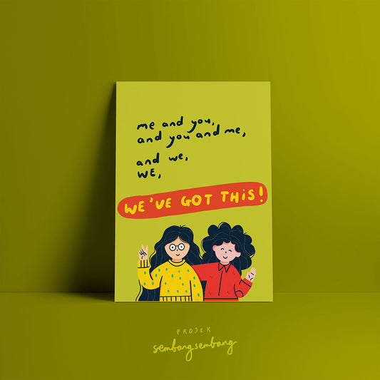 Postcard - We've Got This