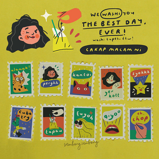 Washi Tape - Cakap Macam Ni
