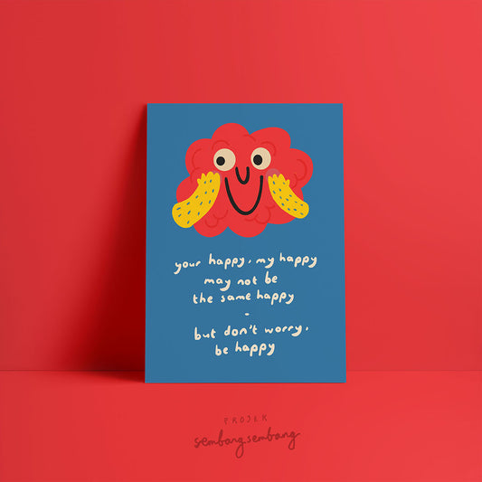 Postcard - Don't Worry Be Happy