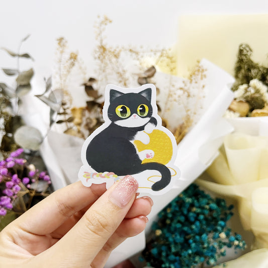 Panda Yoong | Black cat sticker