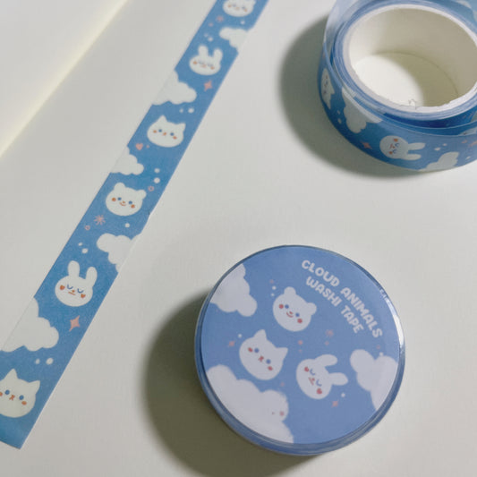 Panda Yoong | Cloud animals washi tape