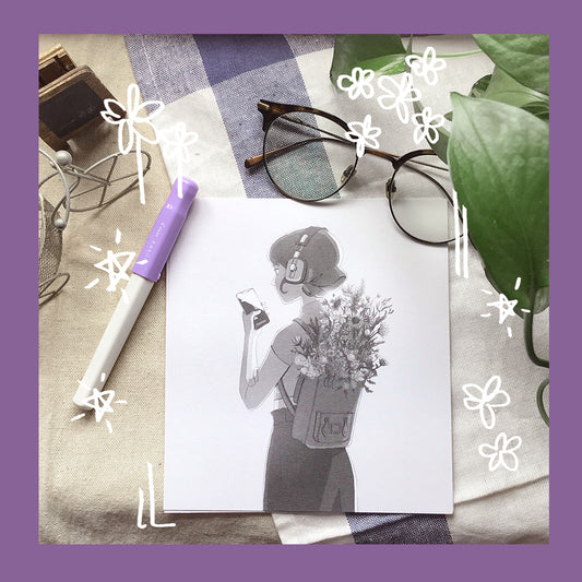 Parasoljaune Waiting illustration pack