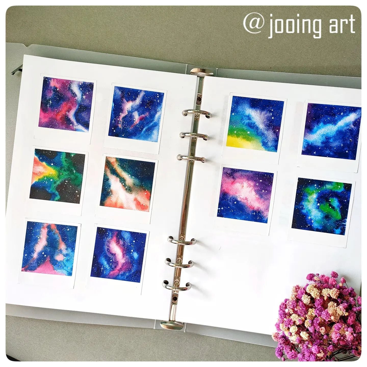 Polaroid Galaxy Sticker