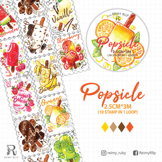 Stamp Washi - Popsicle